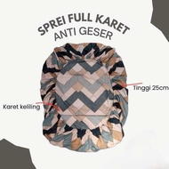 Only bed sheet with full elastic around aesthetic motif, size 180x200x20 160x200x20 120x200x20 90x20