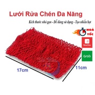 5 multi-purpose, convenient red dishwashing nets