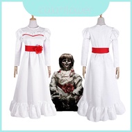 Annabelle Creation Enchanting Halloween Horror Doll White Dress For And Girls Adults