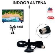📺📡KL Ready Stock Basic Antenna 5dBi myfreeview MYTV HDTV Portable Digital Antena Kecil amplifier TV 