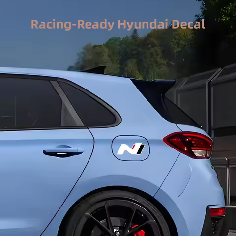 Hyundai PVC Car Stickers The Whole Body Car Stickers PVC Glue Sticker Performance Logo For Hyundai R