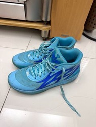 Puma mb02 藍色籃球鞋 us9
