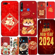 Case For Huawei Y6 Pro 2019 Y6S Y8S Y5 Prime Lite 2018 Phone Cover Chinese Lunar New Year