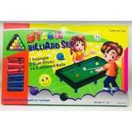 ♘✙Pool Table Billiard Play Set Toy For Kids