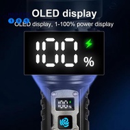 XHP360 2025 LED Flashlight USB Rechargeable Lamp 26650 Battery Ultra Bright ,Lantern 26650 Battery