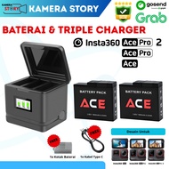 Insta360 Ace Pro 2 Battery & Triple Charger Ace Pro/ Ace - Insta 360 1800 mAhBATTERY