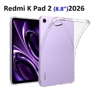 For Xiaomi Redmi K Pad 2 (2026) 8.8 inch New Tablet Shockproof Case KPad2 K Pad2 Transparent Silicon