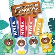 Nivea Lip Line jungle brown Limited Edition with Lip holder (Ready stock)