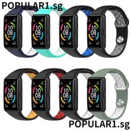 POPULAR Strap Accessory Two-Color Breathable Replacement for Huawei Band 6 Honor Band 6