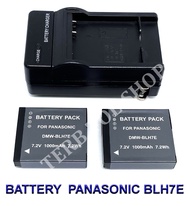 DMW-BLH7 \ BLH7 \ BLH7PP \ BLH7E แบตเตอรี่ \ แท่นชาร์จ \ แบตเตอรี่พร้อมแท่นชาร์จสำหรับกล้องพานาโซนิค Battery \ Charger \ Battery and Charger For Panasonic GF7, GF8, GF9, GF10, GX850, GM1, GM5, LX10, LX15 BY TERB TOE SHOP