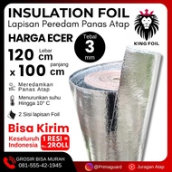 Alumunium Foil Double Side Bahan TAS PIZZA 3mm Eceran 1 Meter