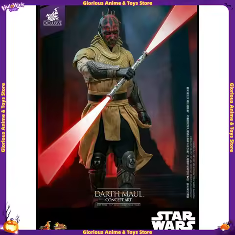 24 Hours Shipping Hot Toys Star Wars Prequels Darth Maul Concept Art 1/6 Scale Collectible Figures A