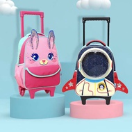 smiggle school bag Light childrens trolley box book Kindergarten can be drawn to grade schoolgirl girls in one or two bo