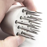 Stainless Steel Tender Meat Pin Meat Needle Hammer Loose Tenderizer Meat Multi-function F7y6