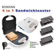 ⚡NEW ITEM⚡BOMANN 4 IN 1 SANDWICHTOASTER