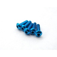 HIRO SEIKO Aluminum Alloy Screw M3 (Water Blue) RC Car M3 Screw