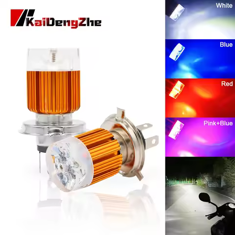H4 LED MOTORCYCLE HEADLIGHT BA20D Motorcycle signal light bulbs h4 Flashing led motorcycle light bul