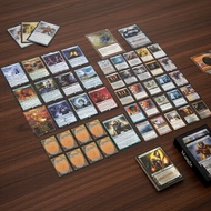 216pcs Proxy MTG Cards Set with Black Core Dual Fetch Lands for Board Game Collection & Graduation G