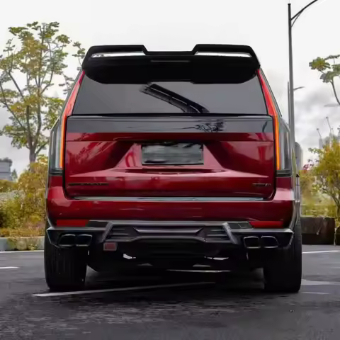 High Quality LD Style Carbon Fiber Rear Roof Wing Spoiler for Escalade