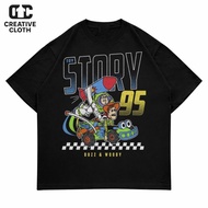 OVERSIZE BOXYTOY STORY 95 VINTAGE T-SHIRT | T-SHIRT OVERSIZE BLACK STYLE Y2K VINTAGE BOOTLEG | ROCK 