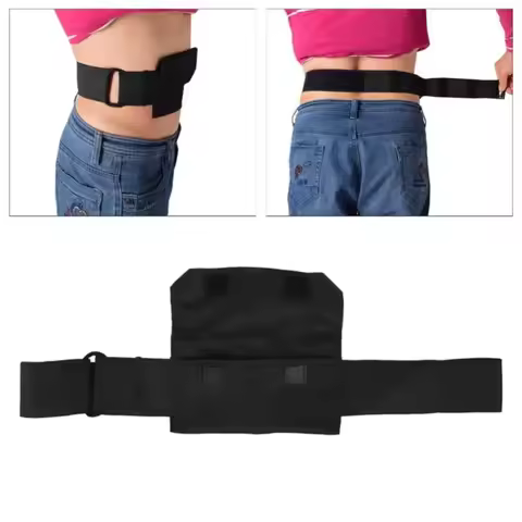 Peritoneal Dialysis Catheter Belt Tube Holder with Bag Pocket Adjustable Peritoneal Tube Protection 