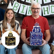 youn Quick Setup Birthday Party Decoration Pull Out Surprise Money Box With Custom Age Number  Ideas