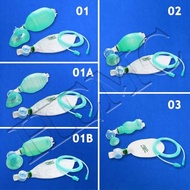 Silicone ambu bag resuscitator with bag