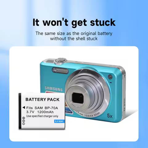 PALO BP-70A Rechargeable Battery for SAMSUNG ES65 ES70 ES73 PL80 PL90 PL100 ST30 ST60 SL50 SL600 TL1