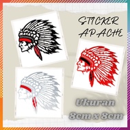 Motorcycle stickers, cutting stickers, stickers, apache image edition