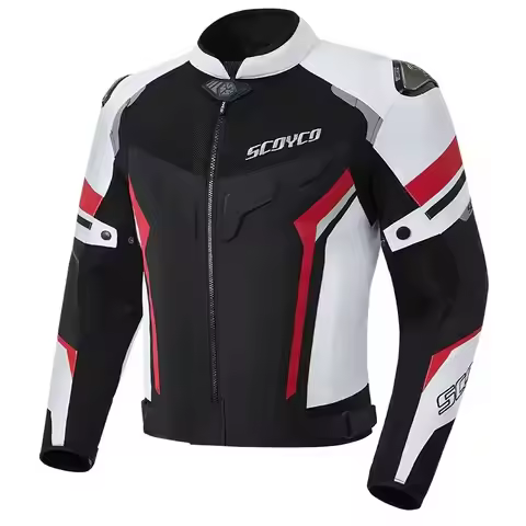 Men Spring Summer Breathable Mesh Motorcycle Riding Jacket Cycling Equipment Motorcyclist Clothing 6
