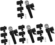 SUPVOX 12 Pcs Microphone Clip Stand Mic Holder Mic Stand Holder Ribbon Microphone Mic Clip for Stand Studio Microphone Stand Wireless Mics Mic Clips Universal Abs Plastic Bracket Clip