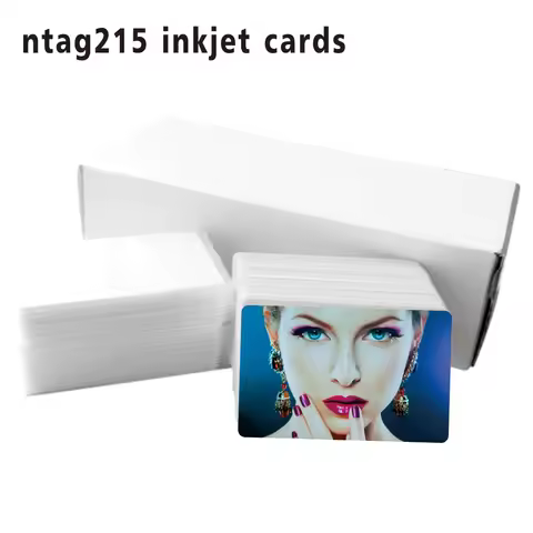 50pcs/lot nfc 215 inkjet printable Card for Espon printer, Canon printer