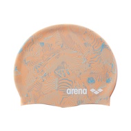 หมวกน้ำซิลิโคนพิมพ์ลาย Arena สำหรับผู้ชายและผู้หญิง ป้องกันน้ำ ไม่ทึบ สำหรับผมยาว หมวกน้ำแบบพิมพ์ลาย