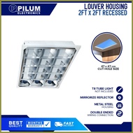 ✈ ▥ ◨ T8 Louver Housing High Quality with or without LED Tube Light / Recessed & Mounted