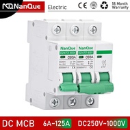 DC MCB 250V 500V 750V 1000V 1/2/3/4 Poles Photovoltaic Switch Solar Panel Protector Circuit Breaker 