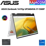 [ Baru] Asus Zenbook 14 Flip Oled Up3404Va I7-1360P 16Gb 1Tb 14" 2.8K