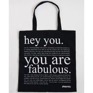 2FAB4YOU Tote Bag HEY YOU - MEN'SWanita/