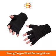 Black Wool Gloves / Gloves