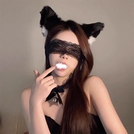 Mũ Tai Mèo Gợi Cảm Bằng Vải Ren Cho Phụ Nữ Phụ Kiện Tóc Dễ Thương Mũ Tai Thỏ Lưới Đặc Biệt Thời Tran