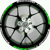 Kawasaki Z250 uk Motorcycle Rim Sticker 17" Rims