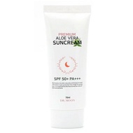DRMOON Premium Aloe Vera Sunscreen SPF50+ PA+++ 70ml (1pc) | Hybrid Sunscreen | No White Cast Lotion