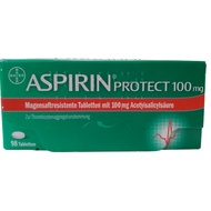 ln stock♂۩Second delivery German Bayer Bayer aspirin protect 100mg 98 tablets