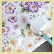 OKMT新七天貼紙手帳膠帶 春庭-PET模切-8.5cm*3m-35cm循環