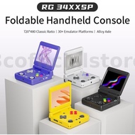 ANBERNIC RG34XXSP 64+256G 3.4" IPS Flip Retro Handheld Quad-Core 12000+ Games 5G WiFi Bluetooth 4.2 