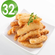 【華得水產】 酥炸魷魚條32包組(250g/包)