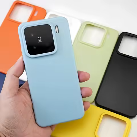 Luxury Liquid Silicone Phone Case For Xiaomi Mi 15 Pro 14 Ultra 13 Pro Redmi K80 K70 K60 Pro Shockpr