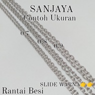 Nuri Chain 0.7 0.8 0.9 Per Pack 100m / Necklace Chain / Bracelet Chain / Meter Chain / Accessory Cha