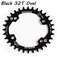 BUCKLOS Asymmetry 96BCD-S Chainring 30T 32T 34T 36T 38T Bicycle Chainring Round Oval MTB Chainwheel