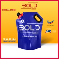 BOLD SIRIM 10w30 3L/4L Semi Synthetic SP Engine Oil Car 10w-30 Minyak Hitam Enjin Kereta Perodua Pro