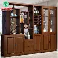 ❖Solid wood living room cabinet entrance cabinet double-sided shoe cabinet dining room wine cabinet 